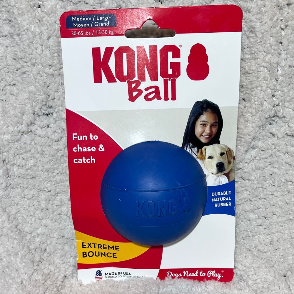 KONG Extreme Bounce Blue Ball medium